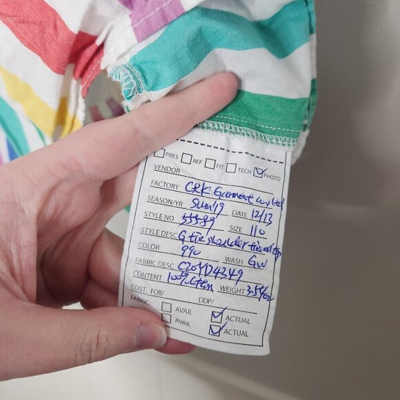 HANNA ANDERSSON Stripe Ruffle Tank - Picture 5 of 5